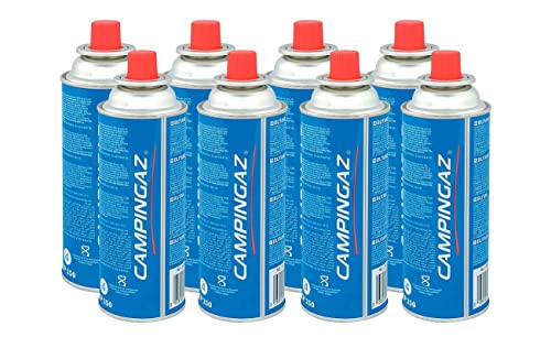 Image of CAMPINGAZ Compact Butane Gas Canister, Perfect for Camping & Outdoor Cooking - Pack of 8