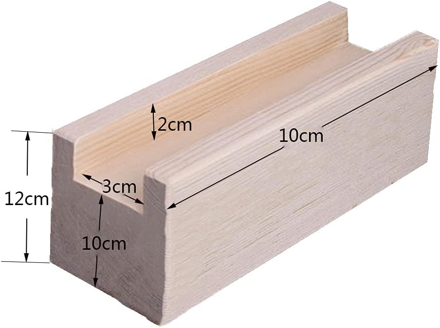 10cm Height Wooden Furniture Lifter Furniture Risers Bed Risers Furniture Risers Table Risers Furniture Legs Suitable for Furniture Increase Increase 4 Piece Set (2.8cm)