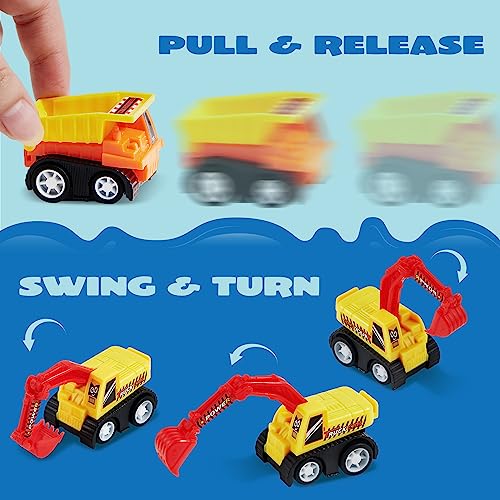 Joyin 15732 12-Piece Mini Construction Car Set, Plastic, Unisex, Non-Riding Toy Vehicle thumb #4