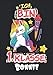 Ich bin 1. Klasse - Bonnie: Tanzendes Einhorn mit Schultüte Namen personalisiertes Schreiblernheft zum Buchstaben schreiben lernen 1. Klasse ... Schulsachen & Einschulung Geschenk Mädchen.
