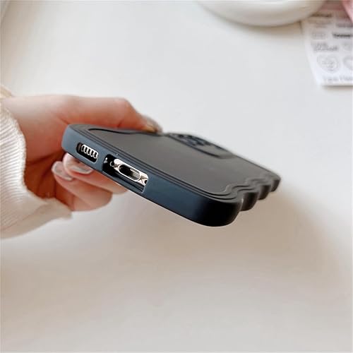 Miniatura 5 de Funda para Samsung Galaxy A13 4G, Galaxy A13 4G, sólida y linda forma de marco de onda rizada a prueba de golpes, funda protectora de silicona suave