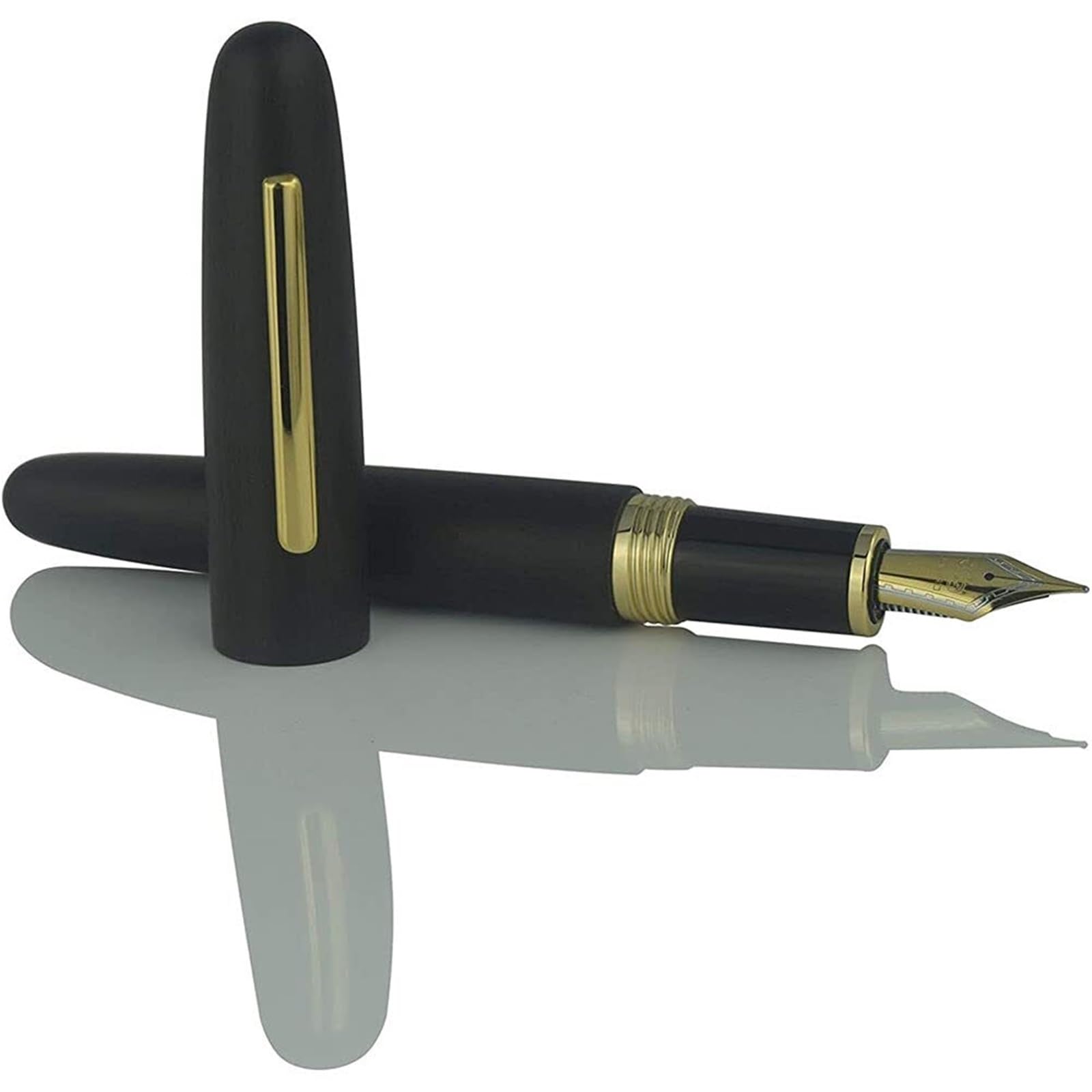 Penna in legno dal design classico con convertitore liscio penne