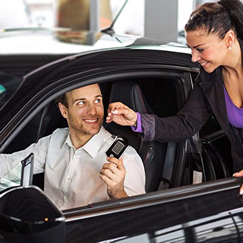 Image of Professional Alcohol Tester Digital Display Breath Analyzer High-Precision Breathalyzer Audible Alert with LCD Display Alcohol Detector (Model: S-6)