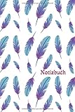 marabufedern lila  Notizbuch: Feder Lila( 120 Seiten ) DIN A 5 Lila Federn Skizzenbuch, Zeichenbuch, Tagebuch, Notizblock, Punktraster