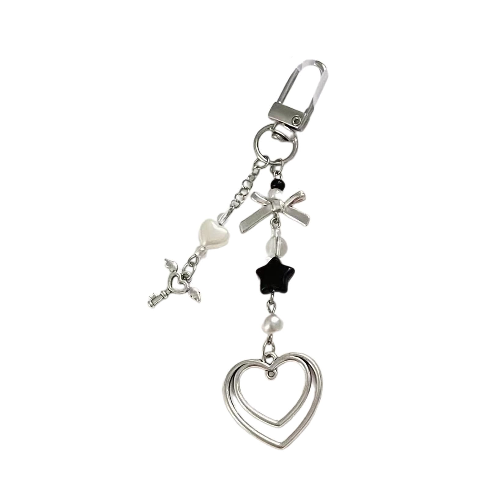 NEWFT Handmade Butterfly Phone Pendants Unique Mobile Straps Bowknot Phone Chain