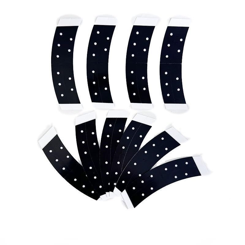 USA Ultra Bond Breathable Double-Sided Hair System Tape Tabs with Air Holes for Men’s Hair Patch, Toupee & Lace Front Wigs – Strong, Long-Lasting & Skin-Friendly Adhesive Black (2pc strips)-image-47