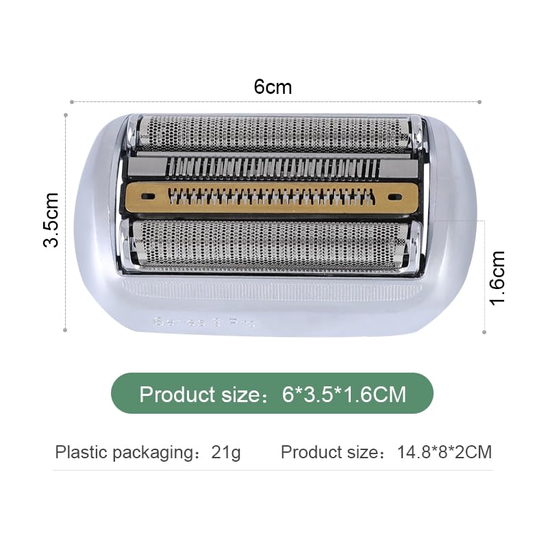 Series 9 Pro Replacement Head 94M Compatible with Electric Shaver, S9 pro Wet and Dry Replacement Head Compatible with Series 9 Foil and Cutter, 94M Fit 9475cc 9399S 9299s (1 Count)