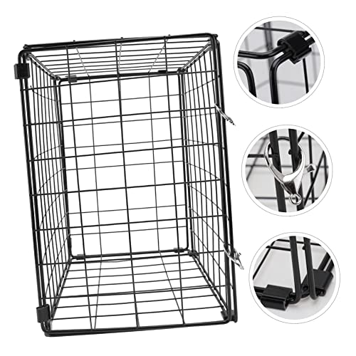 Beaupretty 1Pc Dobrável Gaiola De Gato Caixas De Canil Para Cães Interior Médio Caixa De Cão Gaiolas