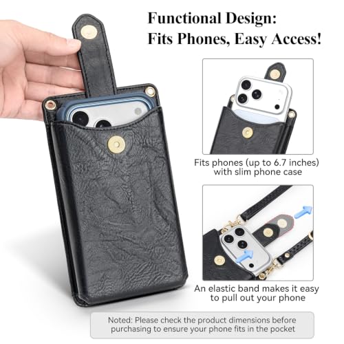 Image of Peacocktion Small Crossbody Cell Phone Purse for Women, Lightweight Mini Small Crossbody Bags for Women with Card Slots