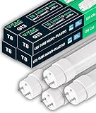 V-TAC 4x LED Röhre 120 CM - T8 - G13-Fassung 18W - 1850 Lumen - Samsung Chip - LED-Röhren für Decke, Wand, Garage, Geschäft - T8 Lampe- Ersatz für Neonröhren - Licht 4000K Neutralweiß