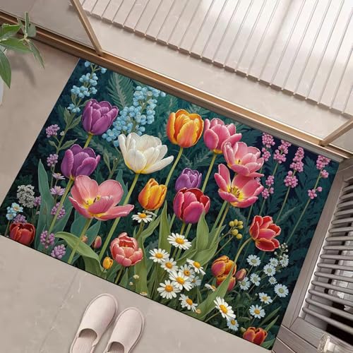 ���A���ȉԕ��̉����p�h�A�}�b�g 50 x 80 cm�A����@�􂢉\�A�`���[���b�v�ƃf�C�W�[���̃\�t�g�h�A�}�b�g�A�z�������փ}�b�g�A����~�߃t���A�}�b�g�i�O��̃h�A�p�j�i�~�b�N�X�J���[�j