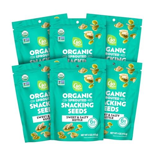 Go Raw Organic Sprouted Sunflower and Pumpkin Seeds - Sweet &amp; Salty Kettle