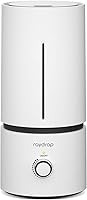 Raydrop 1.7L Cool Mist Humidifier for Bedroom & Babies - Quiet Ultrasonic, Space-Saving, Auto Shut-Off, 0.45 Gal