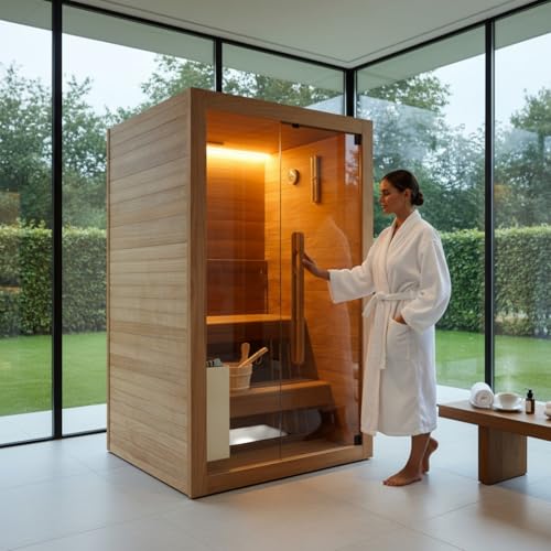 WELCON Easyheat Sauna für 2 Personen | Indoor | 3,6 kW | 230 Volt