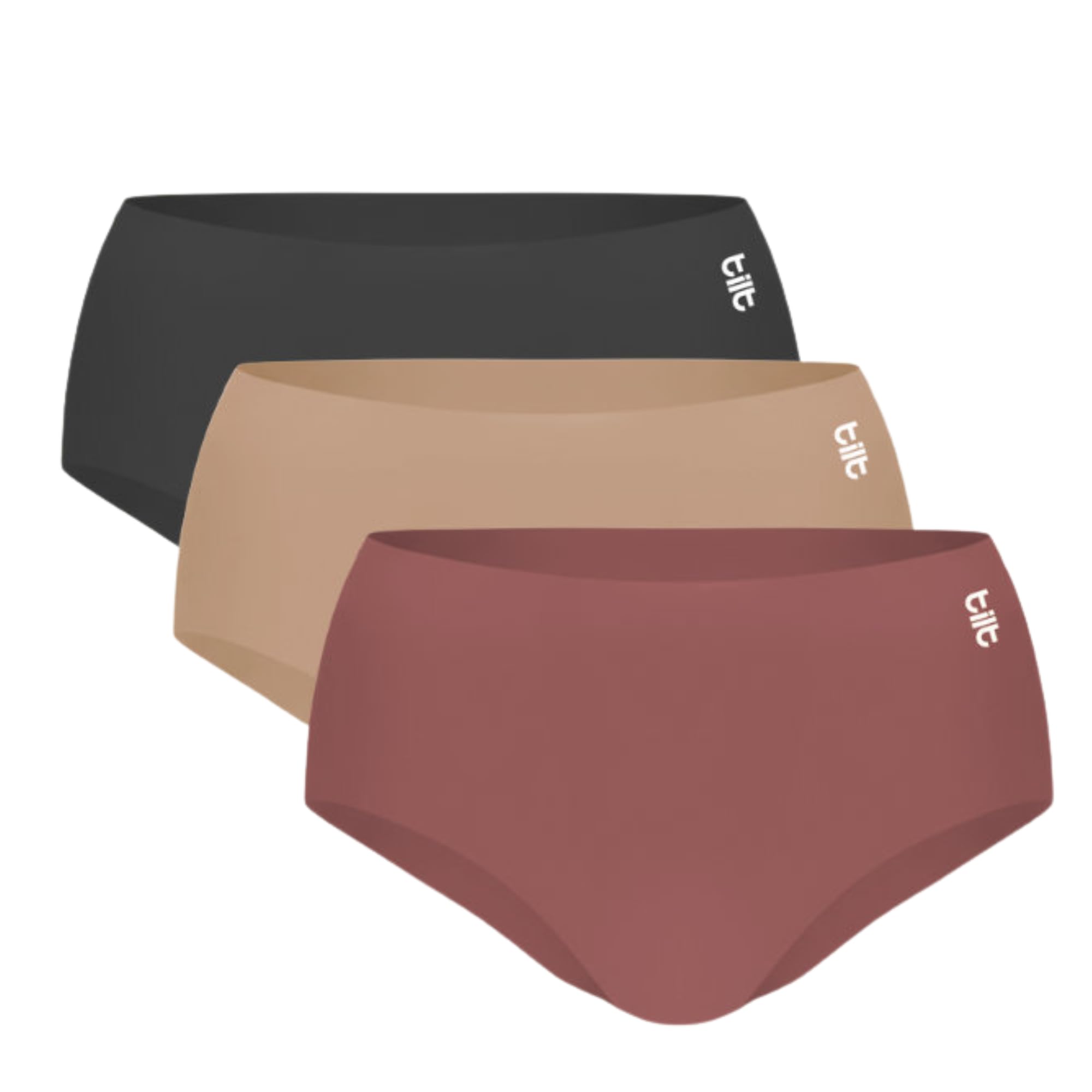 tilt Assorted Seamless Hipster Panties for Women | Ultra-Soft & Stretchable Everyday Underwear with Anti-Microbial Bamboo Lining | Breathable, Moisture-Wicking & Hygienic Comfort Fit | Pack of 3-picture-17