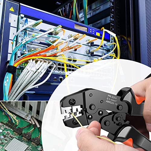 Wire Crimping Plier Tool, Preciva Awg26-18 Ratcheting Crimper Plier Crimping Tool Suitable For Dupont Pins Dupont Connectors #TOP6