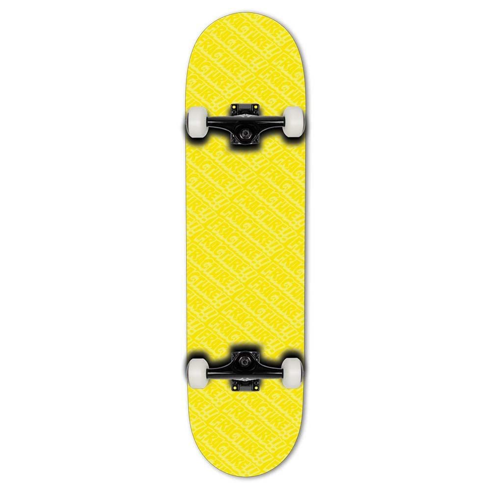 Fracture All Over Comic Complete Skateboard 7.75", Fully Assembled 7 Ply Canadian Maple, Perfect Entry Level Board
