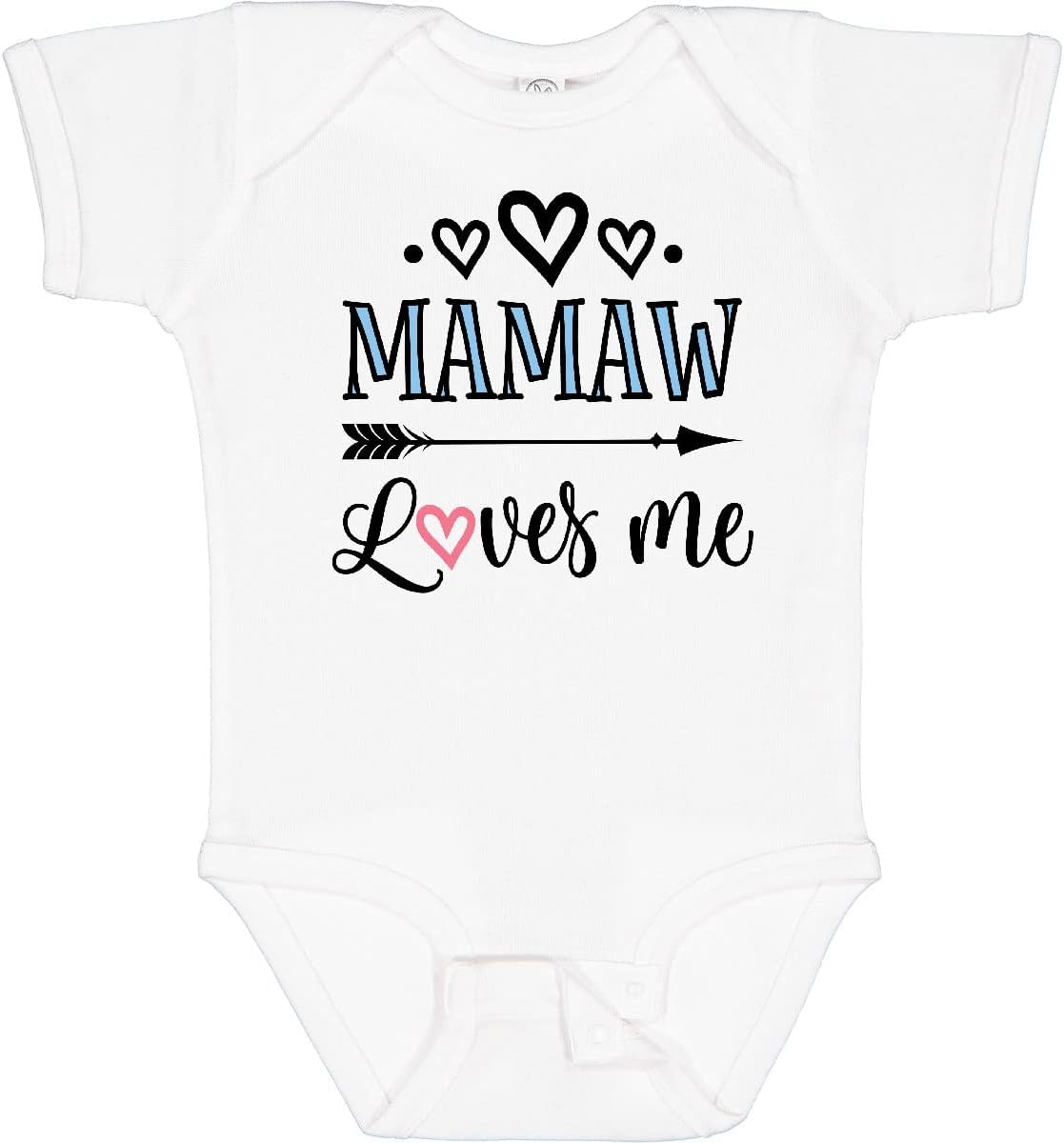inktastic Mamaw Loves Me Grandchild Baby Bodysuit