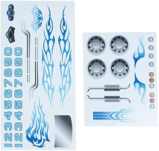 Pinewood Derby Pre Cut Blue Flames Decals
