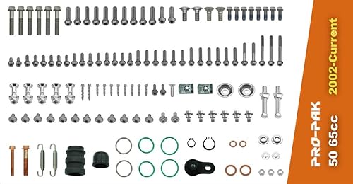 Miniatura 2 de Specmoto Kit de pernos específicos de dos tiempos. Compatible con KTM 50 y 65 SX y ADV mini de dos tiempos modelo de moto de motocross. años 2002 a