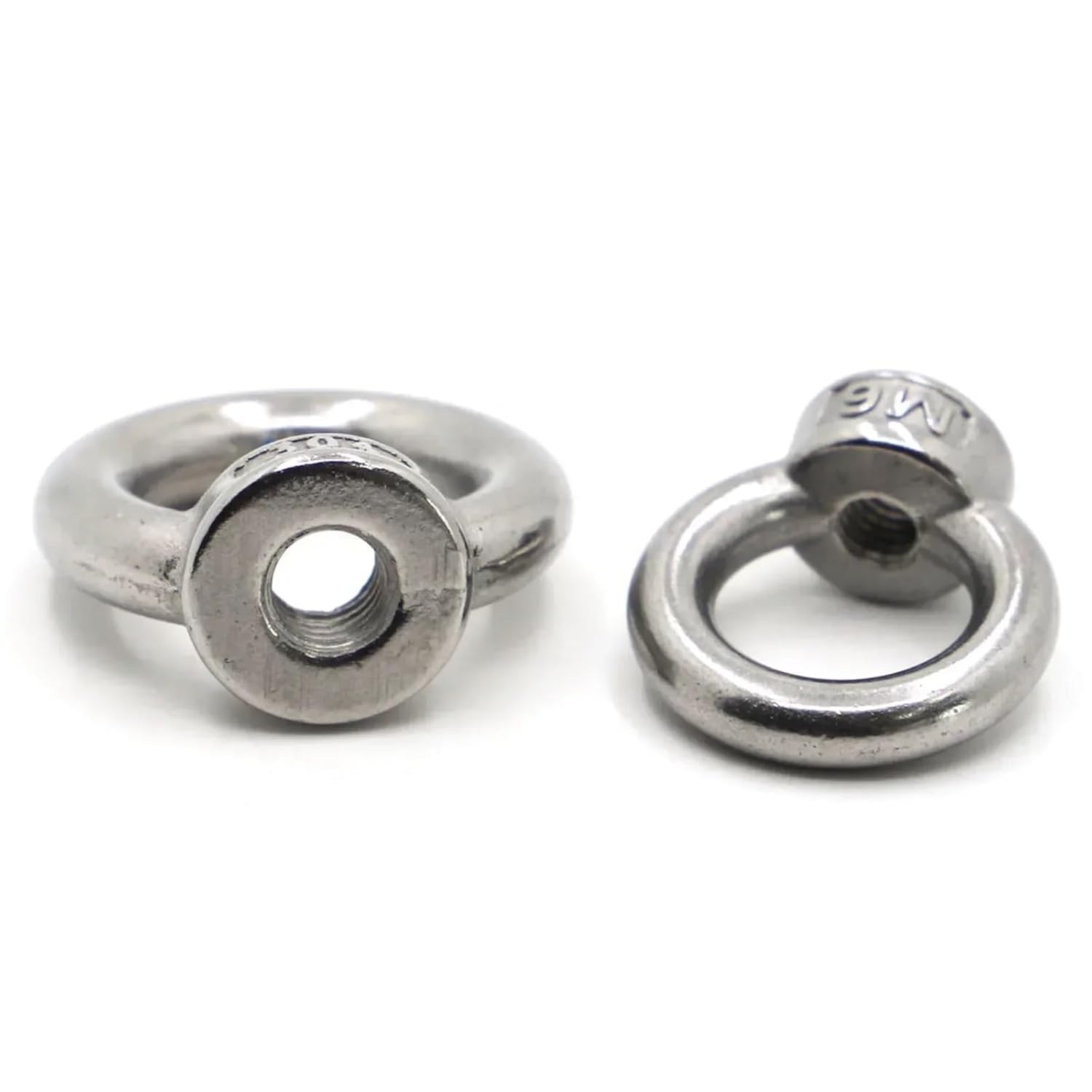 Eye Nut 10PCS Lifting Eye Nut Loop Hole Ring Thread 304 Stainless Steel M3 M4 M5 M6 M8 M10 M12(M10)