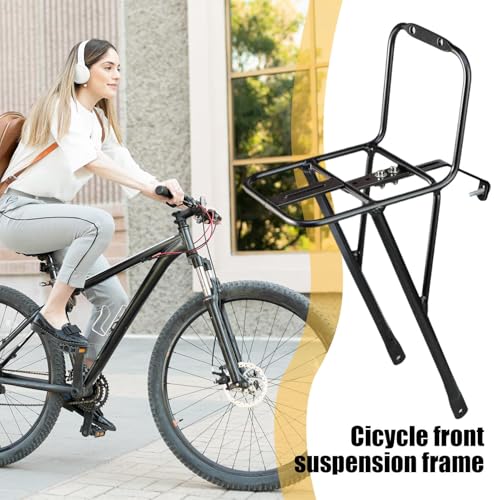 Rack de bicicleta para solucionar falta de espacio con marco de acero robusto 4