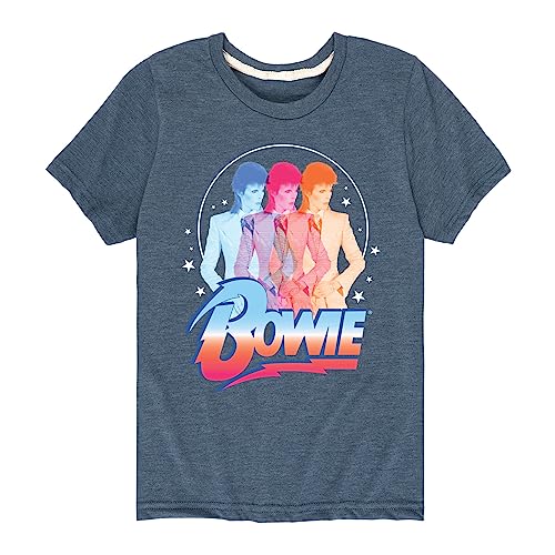 HYBRID APPAREL - David Bowie - Bowie 3D - Toddler & Youth Short Sleeve Graphic T-Shirt