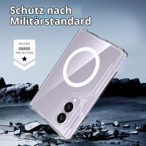 Effcotuo Magnetisch Hülle für Samsung Galaxy Z Fold 8 /Fold8 5G Magnetic Case [Kompatibel mit MagSafe] PC Mattiertes Magnet Handyhülle Case… – Ansicht 7