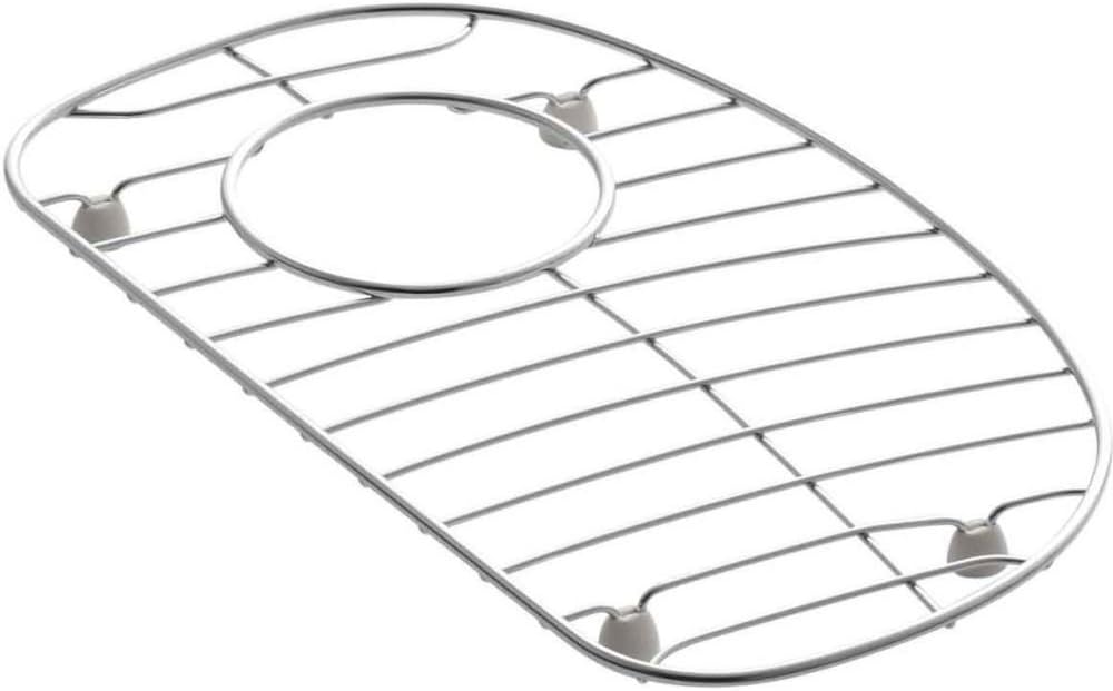 Kohler K-6071-ST Small Bottom Basin Rack for Right Basin, Stainless Steel