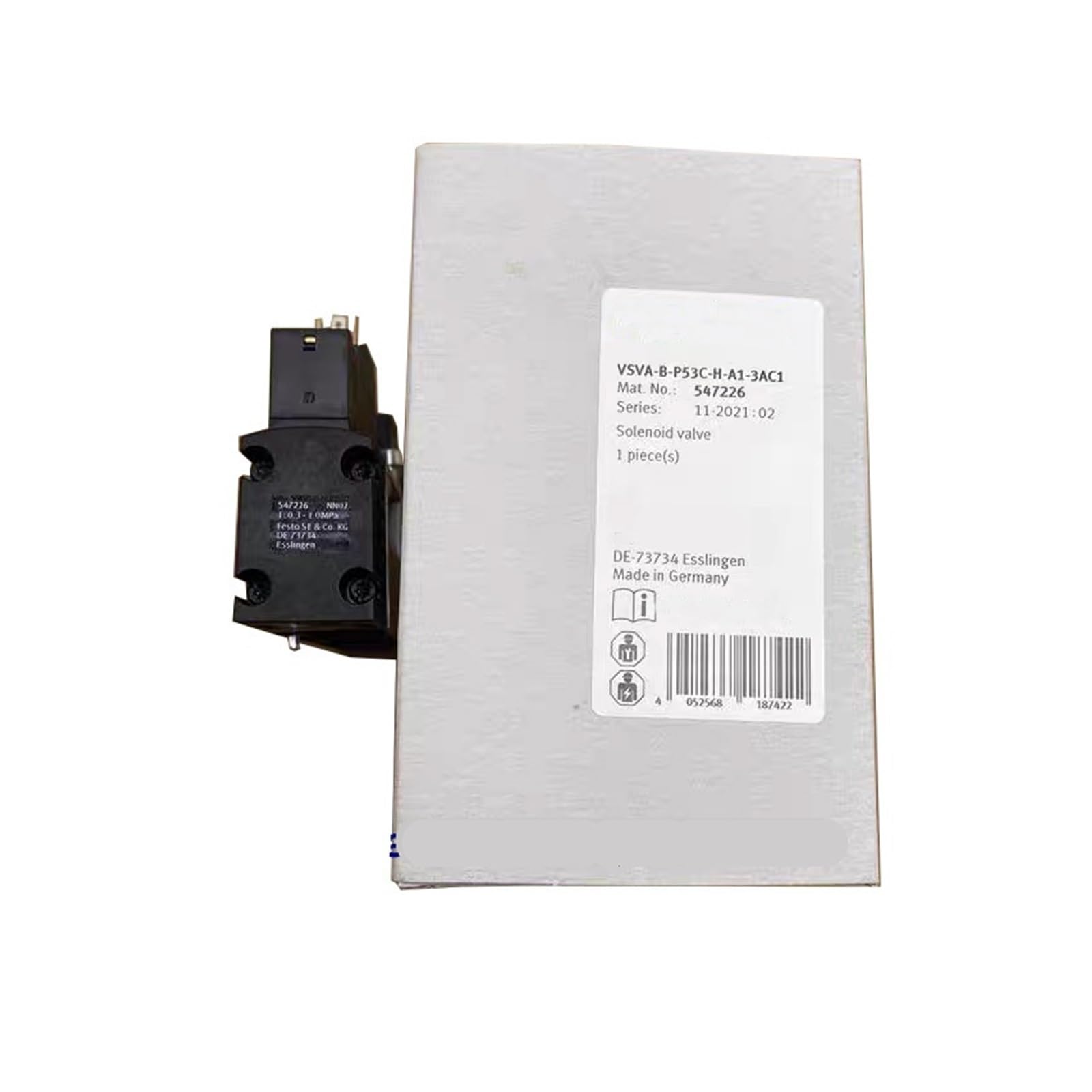 ELZNSQQK VSVA-B-P53C-H-A2-1R5L 546771 VSVA-B-P53C-H-A1-3AC1 547226 Solenoid Valve(547226)