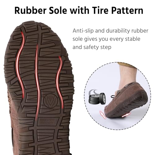 Image of MIXIN Mens Slippers Indoor Outdoor Memory Foam House Shoes Anti-Slip Moccasins Slippers for Men