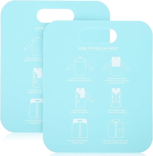 Cabilock 2pcs camisa embalaje tabla ropa plegable herramienta ropa plegable accesorios