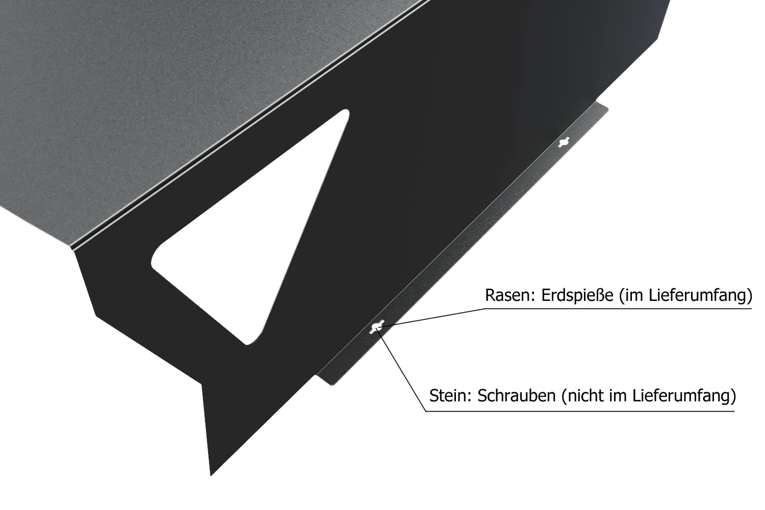 tuning-art MH01 Mähroboter Garage | Carport Überdachung für Rasenmäher | Metall Pulverbeschichtet | 60x78x33cm
