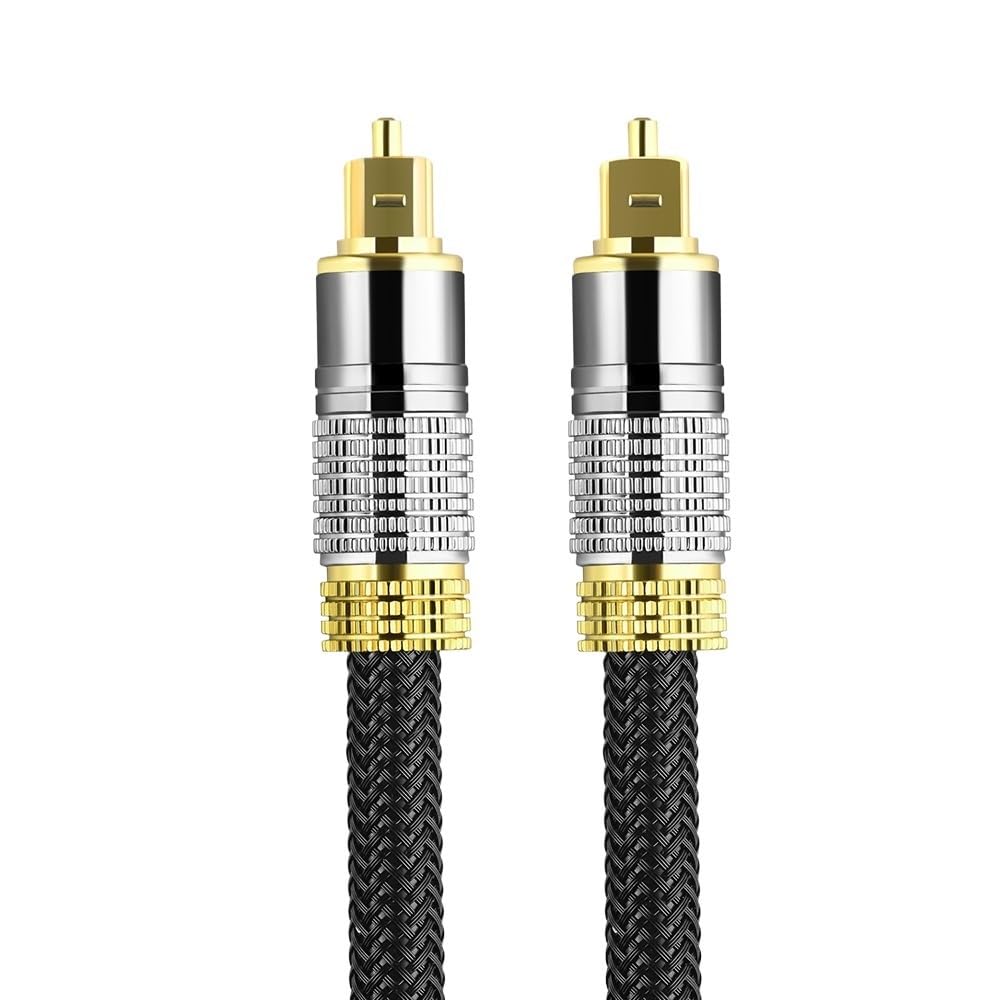 Digital Optical Audio Coaxial SPDIF 7.1 Soundbar 5.1 Fiber Cable for HI-FI Sound Bar Home Theater(1.5m)