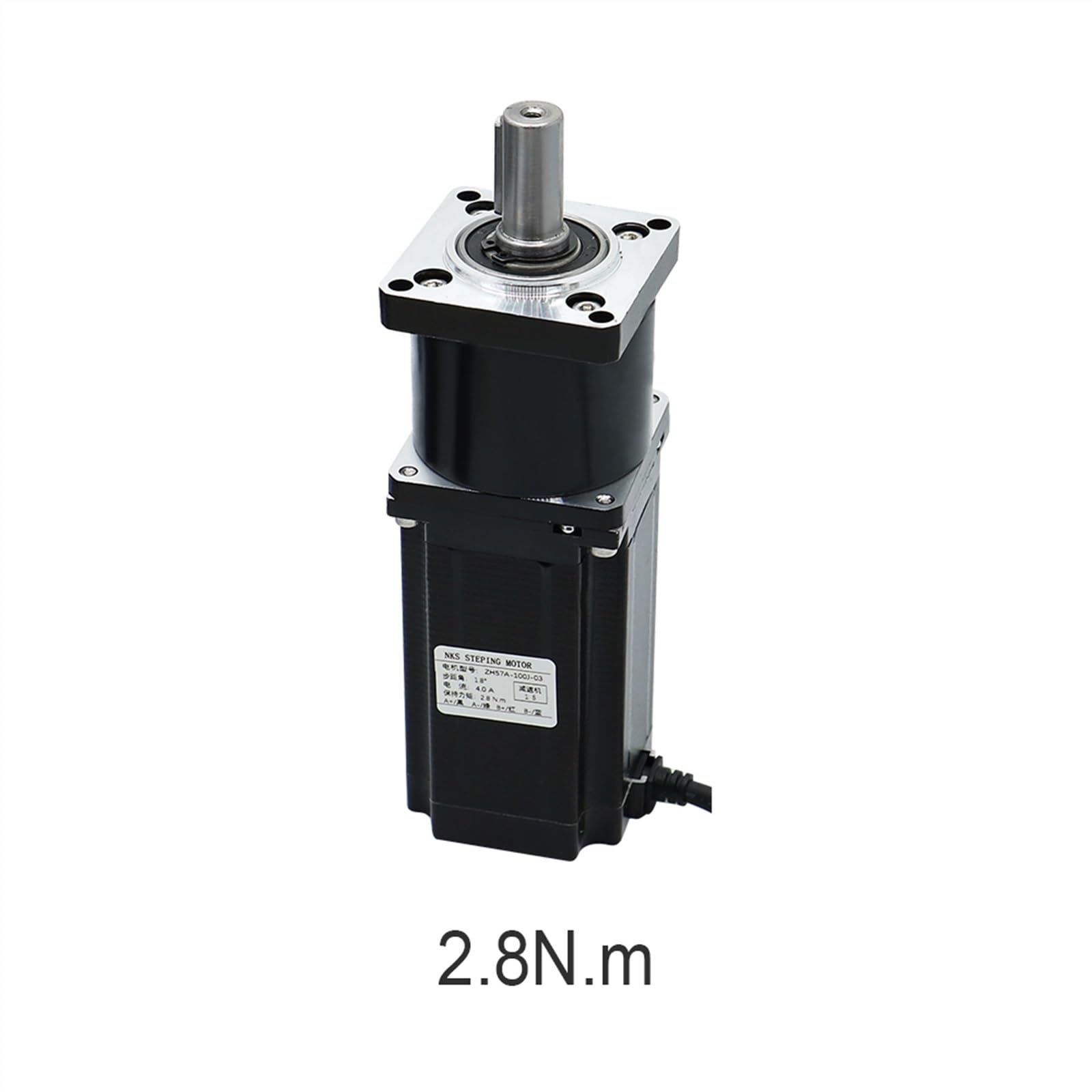 Silnik krokowy Silnik NEMA 23 1.1N 1.8N 2.2N 2.8N 3.2Nm z przekładnią planetarną 4 5 6 10 reduktor przełożenia zintegrowany silnik krokowy do routera CNC(40 to 1,PX57-55)