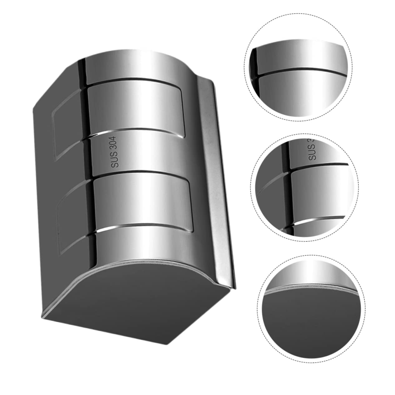 LIFKOME Portarotolo e Contenitore per Carta Igienica da Parete in Acciaio Inox Argento, senza Foratura, Facile da Lavare, per Bagno e Hotel