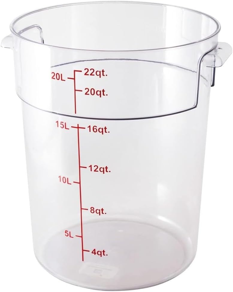Amazon.com: Soro Essentials- 22 qt. Polycarbonate Round Food Storage ...