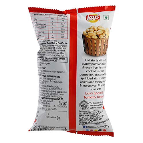 Image of Fresh Produce Lay's Potato Chips-Spanish Tomato Tango,52gram