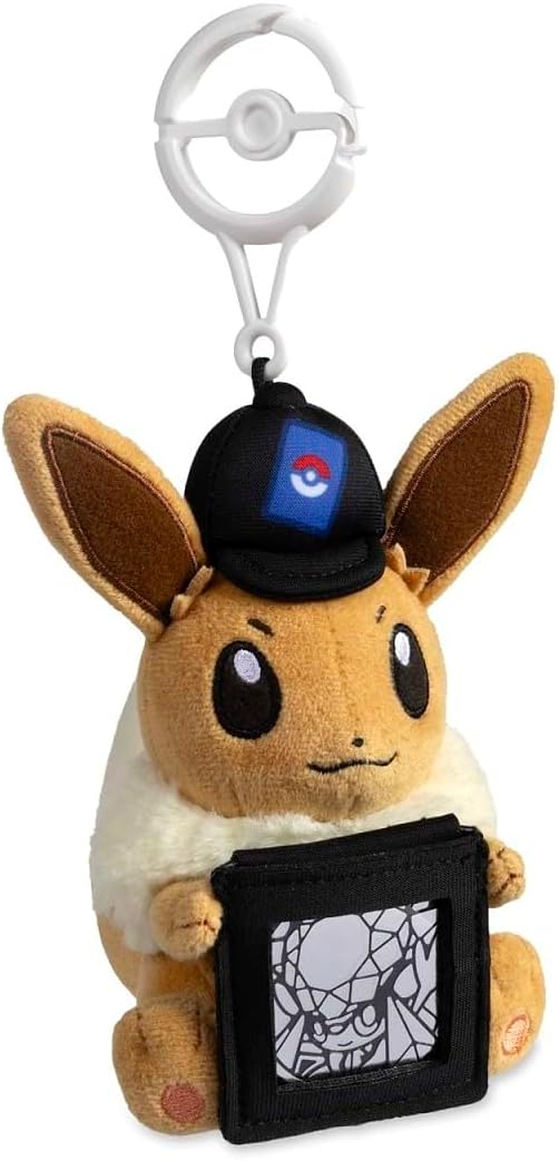 Pokémon Center TCG: Eevee Coin-Display Plush Key Chain