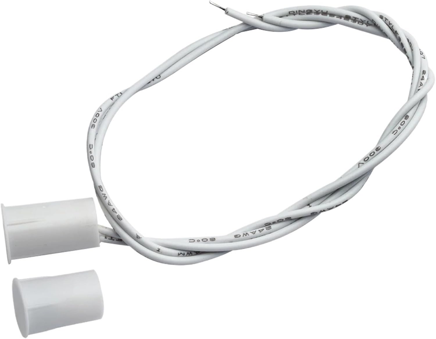 1Pair RC-33 Recessed Door Magnetic Switch Door Magnet Alarm Detector Sensor Home Security Alarm 100V 300mA MC-33