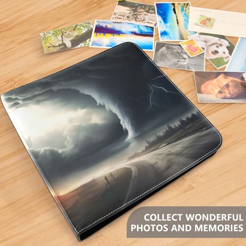 Álbum de Fotos Tornado Self Adhesive 3x5 4x6 5x7 6x8 DIY Scrapbook Álbum de Scrapbooking de 3 Anillos con 20 Páginas en Blanco Álbum Magnético miniatura 5