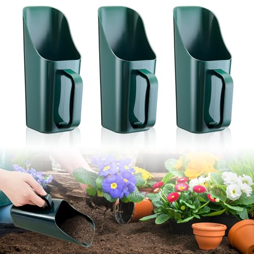 Lanties 3 Pack Plastic Garden Scoop Soil Sifter Cultivation Potting ...