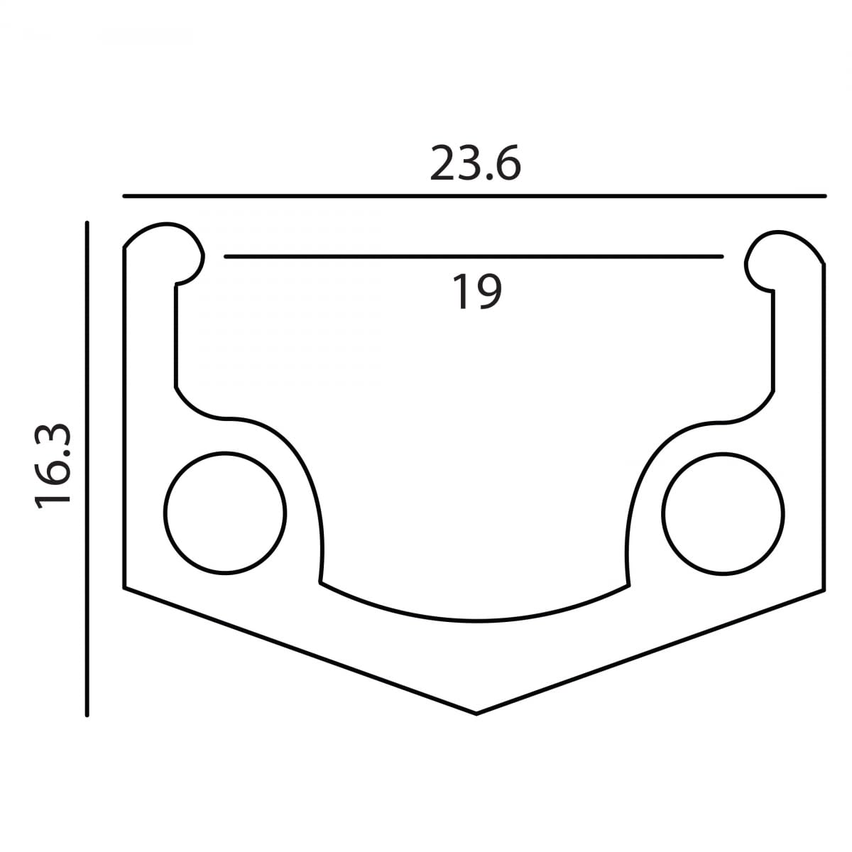 Weinmann RIM WEI 27.5 584x19 519 36 SL/MSW