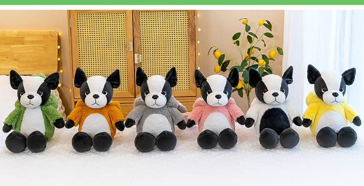 French Bulldog Stuffed Animal in Pink Bunny Costume, Adorable Plushies Bull Dog Wearing Pink Rabbit Outfit, Plush Toys as Great for Kids. Stuffed Animals for Daily 13 Inch - Image 4