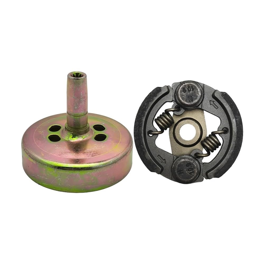 Conjunto de Embrague de 75 mm con Tambor de Embrague de 9 Dientes, Compatible con Motor de cortacésped/desbrozadora NB411.