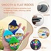 MEILALA 50PCS Painting Rocks, Medium Small & Tiny River Rocks for Painting ，DIY Rocks Flat & Smooth Kindness Rocks for Arts, Crafts, Decoration #3