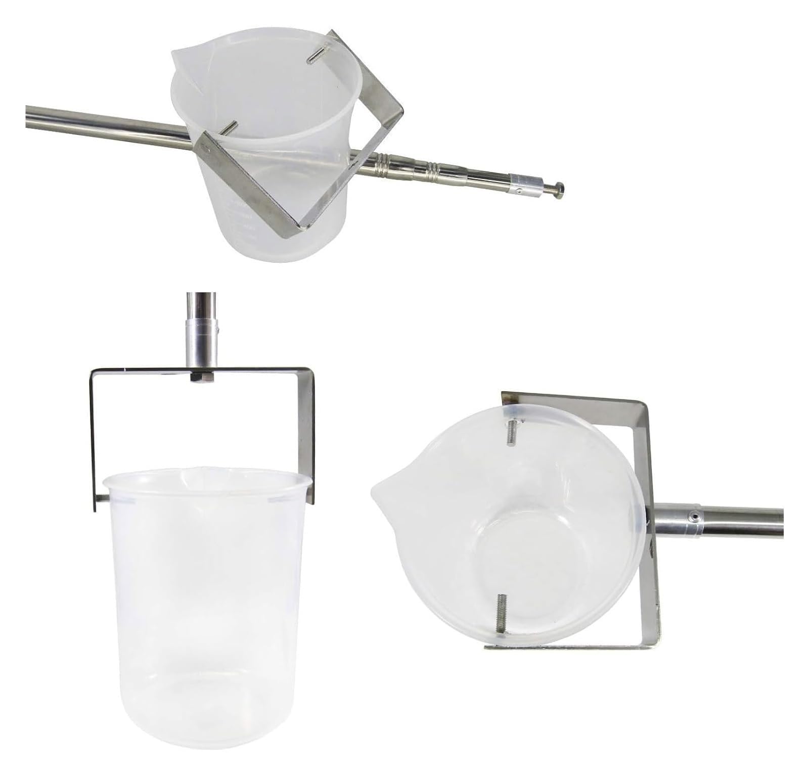 Sistema di campionamento dell'acqua, mestolo del campionatore del bicchiere del pendolo, collettore di campioni d'acqua telescopico, kit di campionamento dell'acqua profonda del fiume per test
