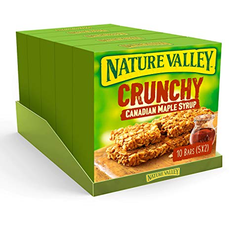 Nature Valley Crunchy Canadian Maple Syrup Cereal Bars 5X 42g (Pack of 5 Total 25 Bars)