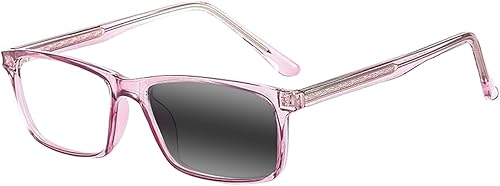 Miniatura 6 de SightPerk Lentes de lectura multifocales rectangulares para hombres y mujeres, lentes de lectura fotocromáticos de transición