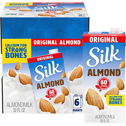 Silk Pure Almond Original, 32-Ounce Aseptic Cartons (Pack of 6)
